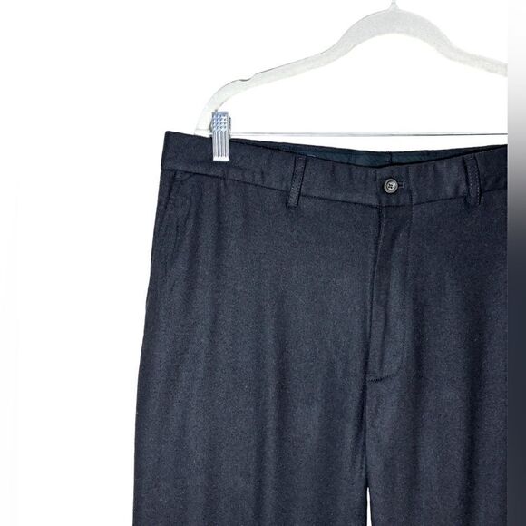 Polo by Ralph Lauren Wool Black Dress Pants Straight Size L - Picture 4 of 10